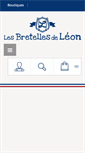 Mobile Screenshot of lesbretellesdeleon.com